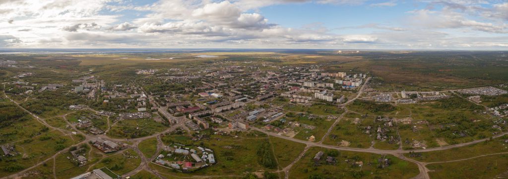 Печора с высоты. Фото Игоря Подобаева